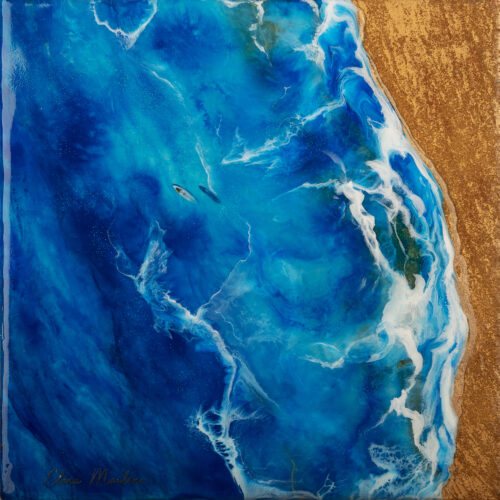 original-resin-beach-artwork-with-waves-and-surfer-on-golden-beach