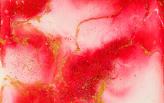 scarlet-space-nebula-original-painting-on-glossy-lacquered-mounting