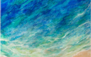 seascape-triptych-of-original-pointillism-like--mixed-media-resin-seascape-paintings-II