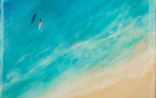 original-resin-light-blue-beach-artwork-with-female-surfers