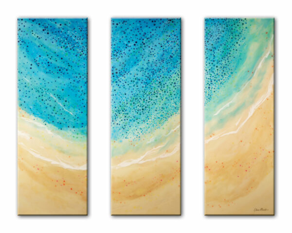 triptych-of-original-pointillism-like-mixed-media-resin-seascape-paintings-on-float-mounting