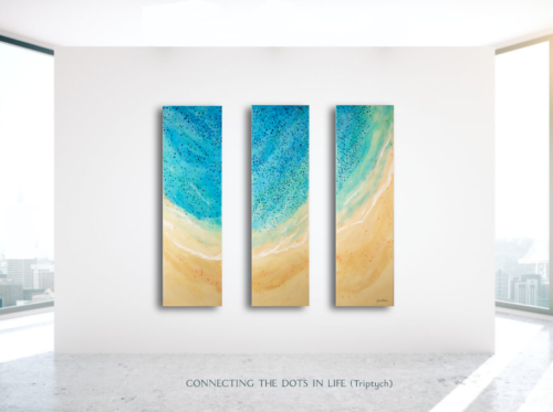 connecting-thedots-in-life-triptych-original-paintings